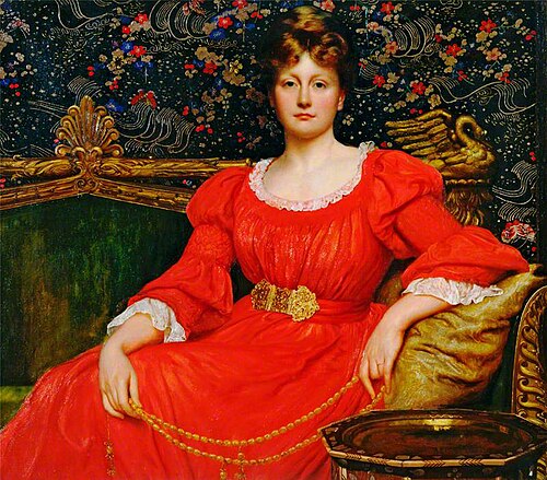 Elfrida Elizabeth Ionides, née Bird (1848–1928), 1882, William Blake Richmond