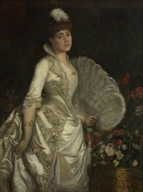 Lady Ermyntrude, née Russell (1856–1927), Lady Malet, 1887, William Blake Richmond