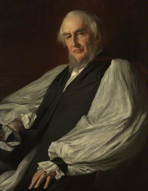 Lord Arthur Charles Hervey (1808–1894), Bishop of Bath and Wells (1862–1894), 1889, William Blake Richmond