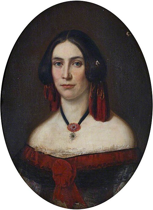 Lady Marian Malet (1810–1881), , William Blake Richmond