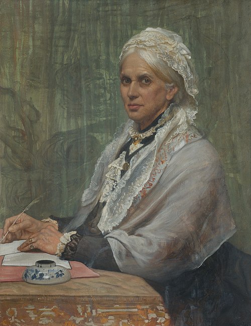 Anne Jemima Clough, First Principal, , William Blake Richmond