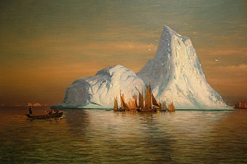 Fishing Fleet off Labrador, 1884, William Bradford