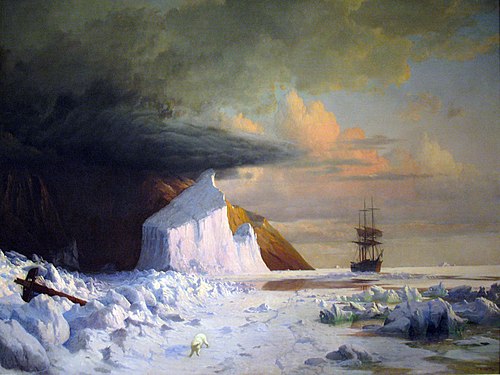 Un été arctique : perçage de la banquise dans la baie de Melville, 1871, William Bradford