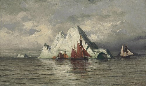 Bateaux de pêche et Icebergs, , William Bradford