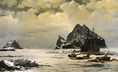 Matin dans les champs de glace de l'Arctique, 1880, William Bradford