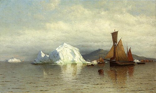 Labrador Fishing Boats near Cape Charles, 1860, William Bradford