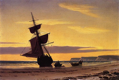 Scène côtière, 1860, William Bradford