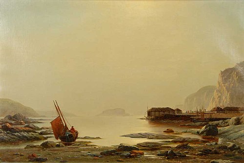 Marée basse, Labrador, , William Bradford