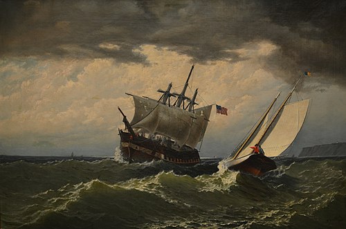 Après l'orage, 1861, William Bradford