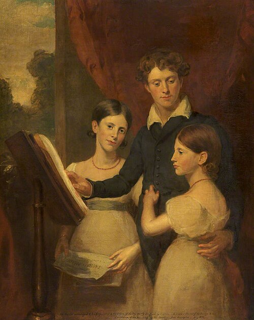 Mr Pelty and His Sisters, 1828, William Bradley