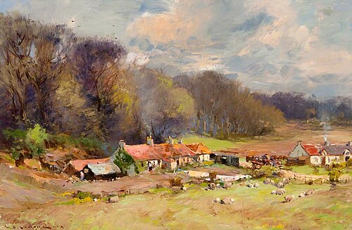Bog Earn, Fife, 1909, William Bradley Lamond