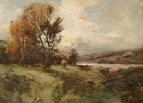 Landscape with Cattle, 1914, William Bradley Lamond