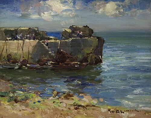 Harbour Wall, , William Bradley Lamond