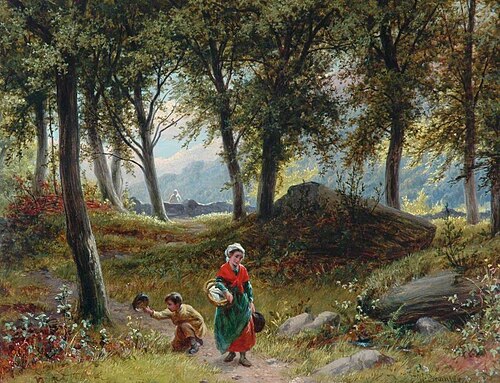 The Path through the Woods, 1795, William Bromley