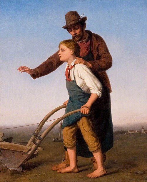 Train Up a Child in the Way He Should Go, 1859, William Charles Thomas Dobson