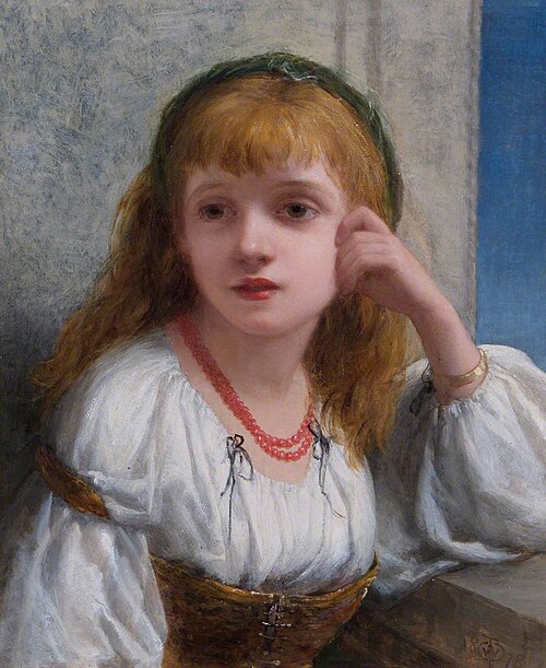 A Venetian Girl, 1878, William Charles Thomas Dobson