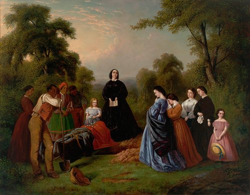 The Burial of Latané, 1864, William D. Washington