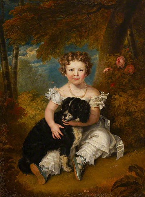 Lady Adelaide Georgiana Fitzclarence (1821-1883) as a Child, 1824, William Derby