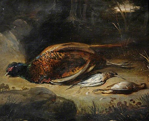 Still Life with a Pheasant, 1800, William Duffield