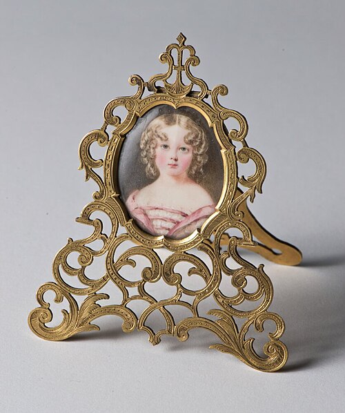Portrait of an unknown girl, 1832, William Egley