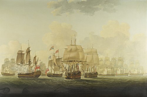 A Naval Review, 1790, William Elliott