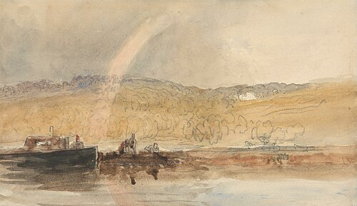 Canal at Shenstone's, The Leasowes, 1806, William Ellis