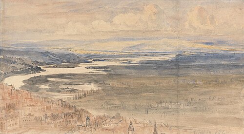A River Scene, 1831, William Ellis