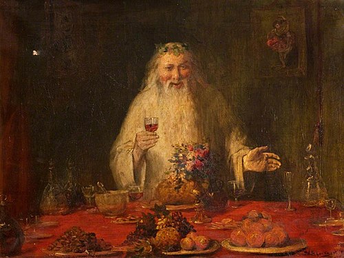 Old Father Christmas, 1880, William Ewart Lockhart