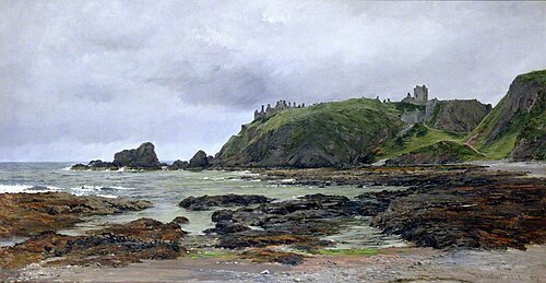 Dunottar Castle, 1870, William Ewart Lockhart