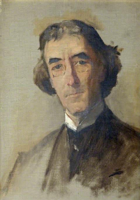 Sir Henry Irving, Study for 'The Golden Jubilee Picture', 1887, William Ewart Lockhart