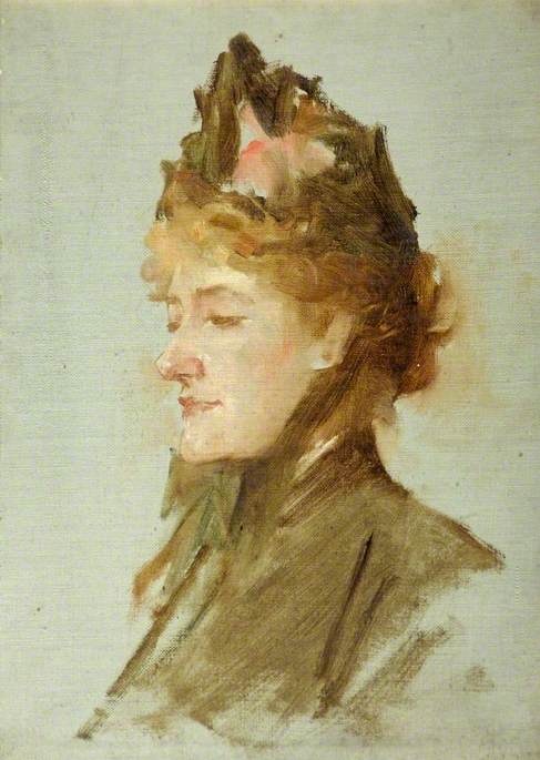 Miss Ellen Terry, Study for 'The Golden Jubilee Picture', 1887, William Ewart Lockhart