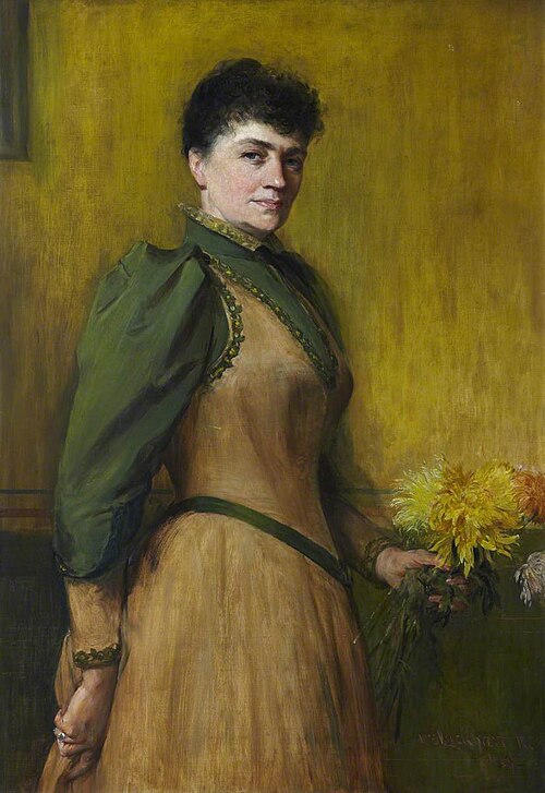 The Artist's Wife, Mary, 1892, William Ewart Lockhart