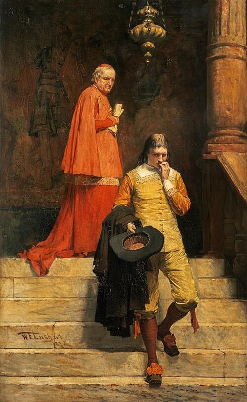 Gil Blas and the Archbishop of Granada (from Lesage's 'The Adventures of Gil Blas de Santillane'), 1878, William Ewart Lockhart
