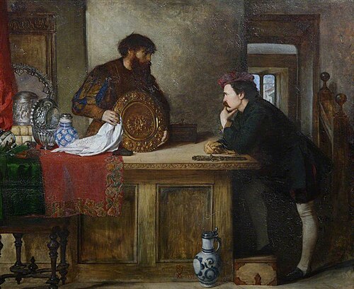 Benvenuto Cellini Selling Plate, 1856, William Fettes Douglas