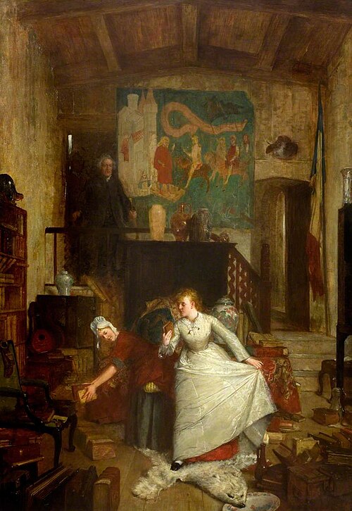 A Scene from 'The Antiquary' (from the novel by Walter Scott), 1874, William Fettes Douglas