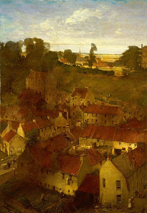 The Village of the Water of Leith from a Window in Rothesay Terrace, 1878, William Fettes Douglas