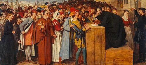 Wishart Preaching against Mariolatry, 1871, William Fettes Douglas