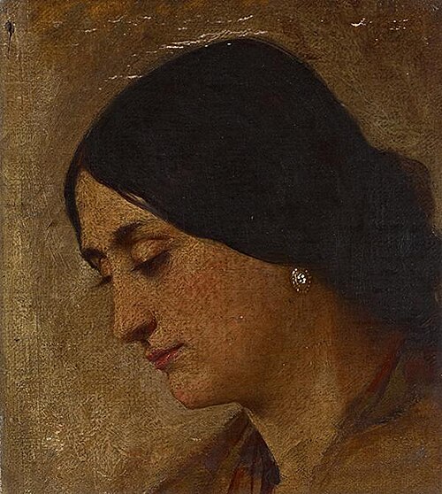 The Head of a Woman, , William Fettes Douglas