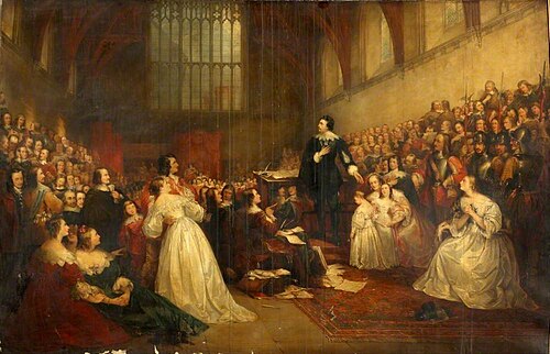 The Trial of the Earl of Strafford in Westminster Hall, 1641, 1841, William Fisk