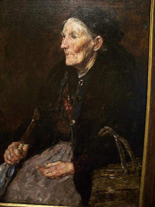 Vieille Femme au marché, 1885, William J. Forsyth