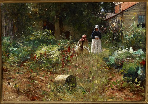 In the Garden, 1891, William J. Forsyth