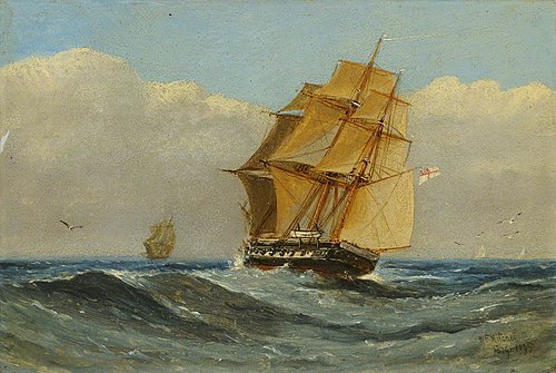 HMS Atalanta, , William Frederick Mitchell