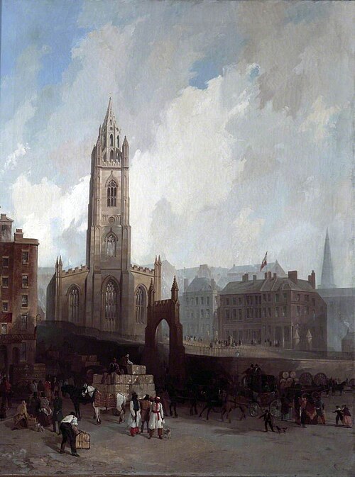 St Nicholas Church, Liverpool, 1842, William Gawin Herdman