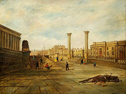 Lime Street, 1858, William Gawin Herdman
