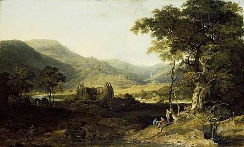 Tintern Abbey, 1804, William Havell
