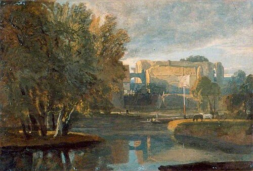 Reading Abbey, Berkshire, 1807, William Havell