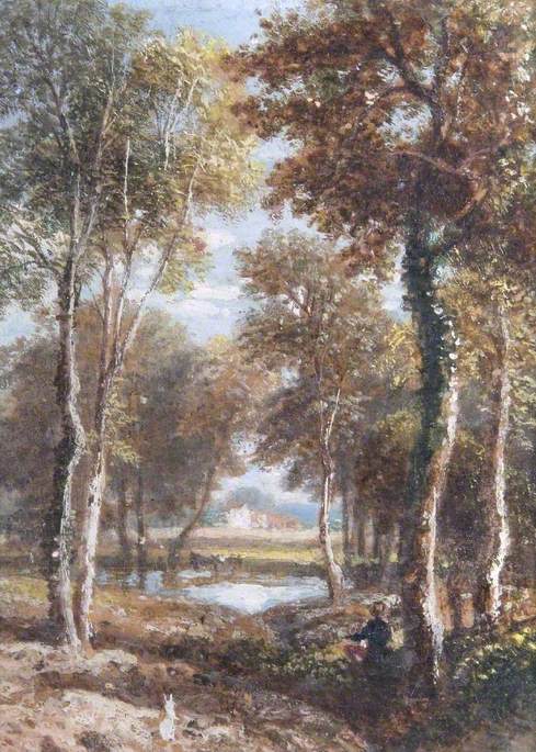 The Warren House, 1814, William Havell