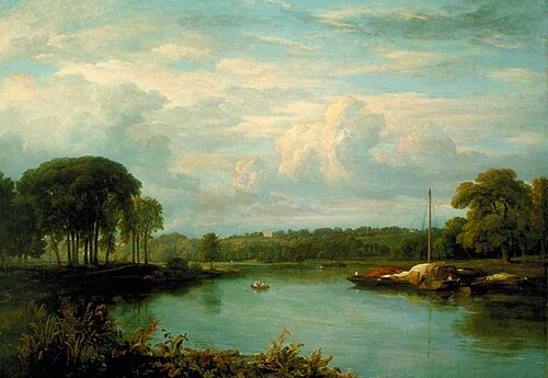 The Thames at Twickenham, , William Havell