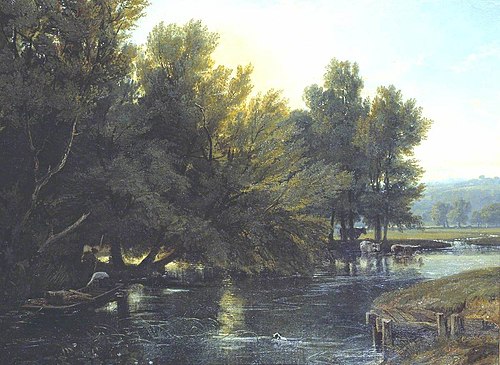 The Thames near Moulsford, 1807, William Havell