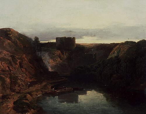 Kilgerran Castle, 1830, William Havell